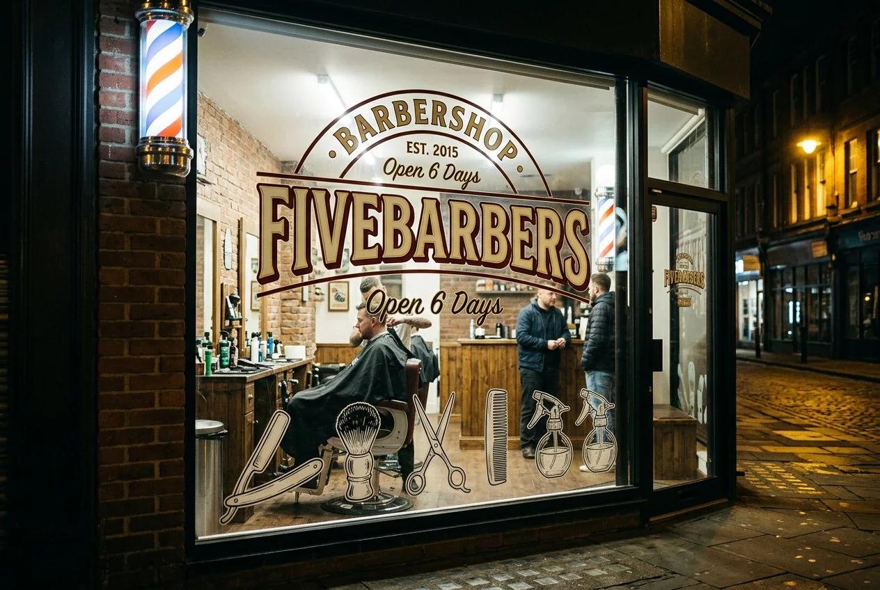  Fivebarbers  Barbershop Services